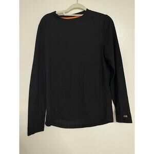 Omni-Wool Shirt Mens Black Base Layer Wool Long Sleeve Hunting Outdoor Sports L